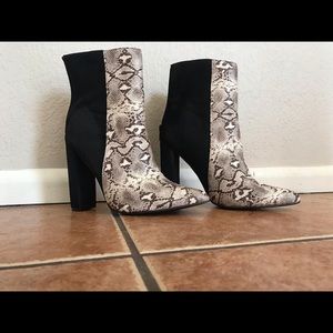 Snake Skin Boots
